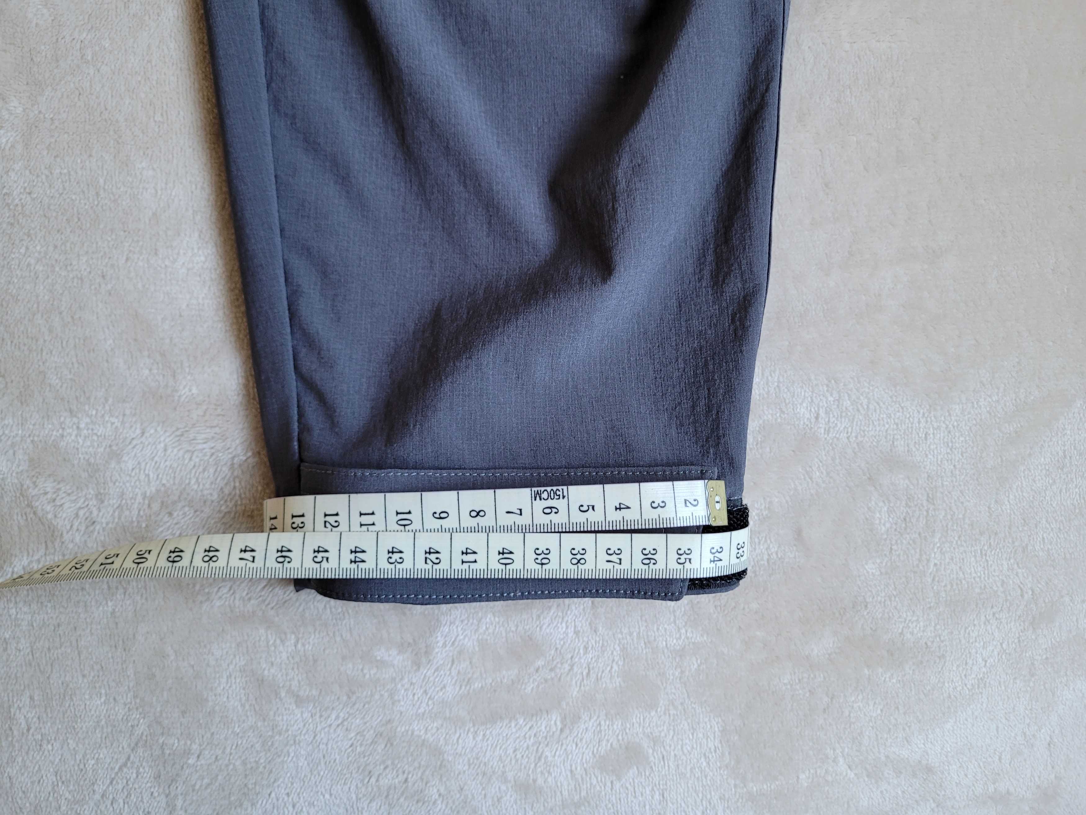 Rosen ROSEN-X Thebe Trousers in Ripstop Nylon - Grey Size US 33 - 6 Thumbnail