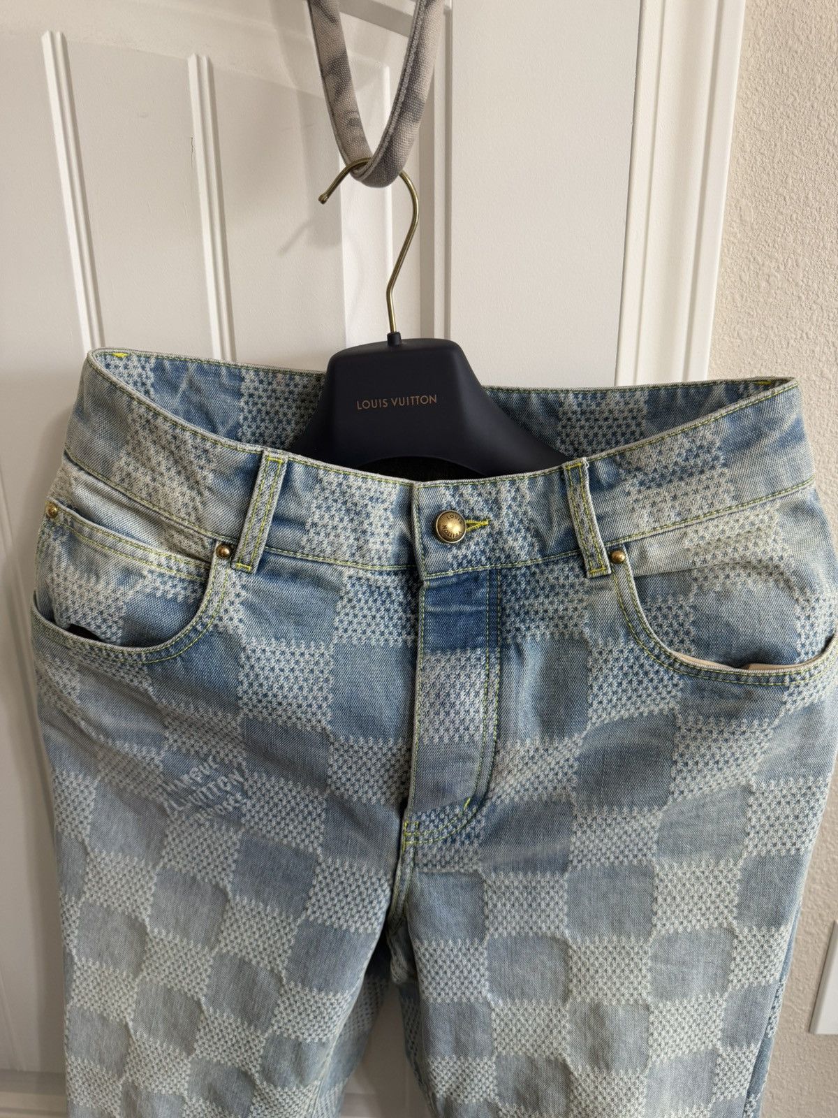 Louis Vuitton Louis Vuitton Damier Denim Skate Pants Size US 31 - 4 Thumbnail