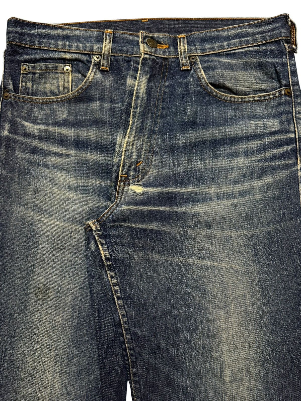 Levi's Vintage 80s Levis 507 Blue Faded Wash Wide Leg Baggy Jeans Size US 32 / EU 48 - 3 Thumbnail
