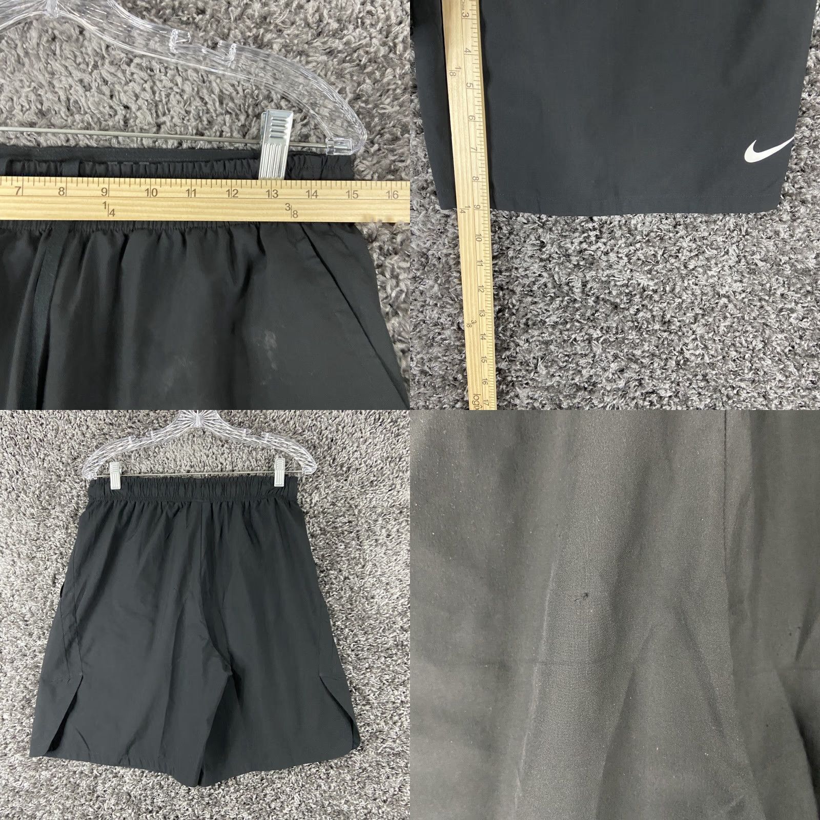 Nike NIKE Athletic Shorts Men M Black Activewear Size US 31 - 8 Thumbnail