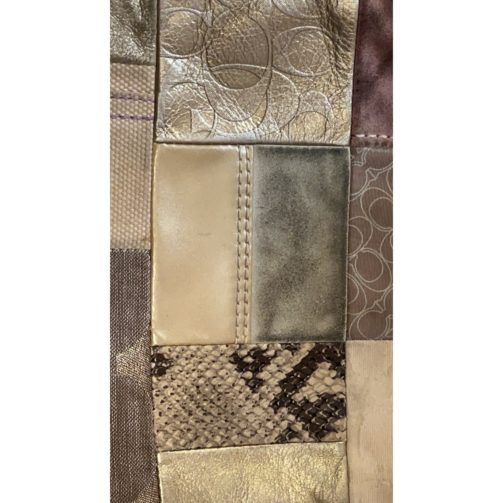 Coach Coach No. B063-10006 Patchwork Style Crossbody Bag Size ONE SIZE - 10 Thumbnail