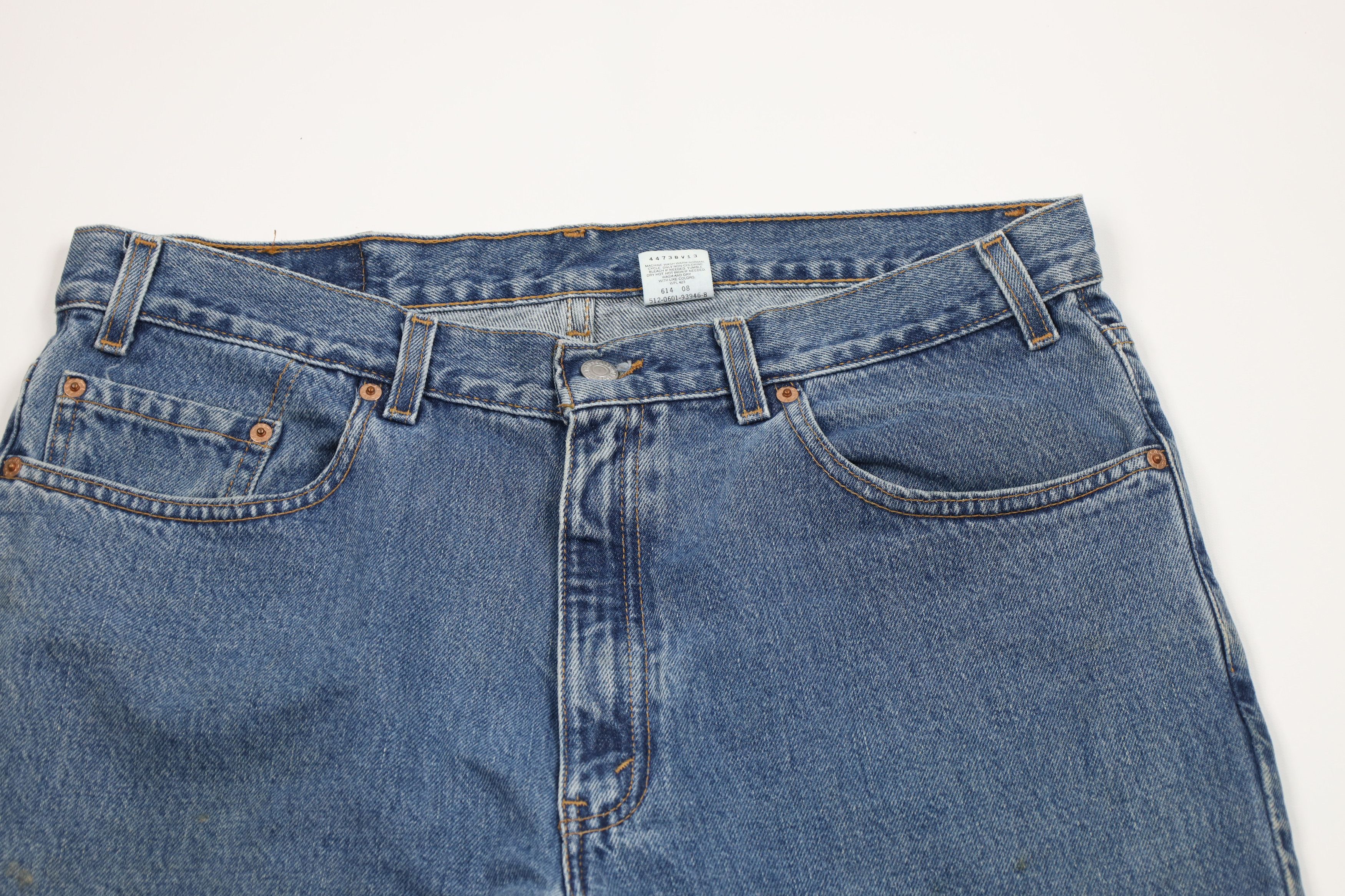 Levi's Vintage Y2K 2002 Levis 550 Relaxed Fit Denim Jeans Blue USA Size US 38 / EU 54 - 2 Thumbnail