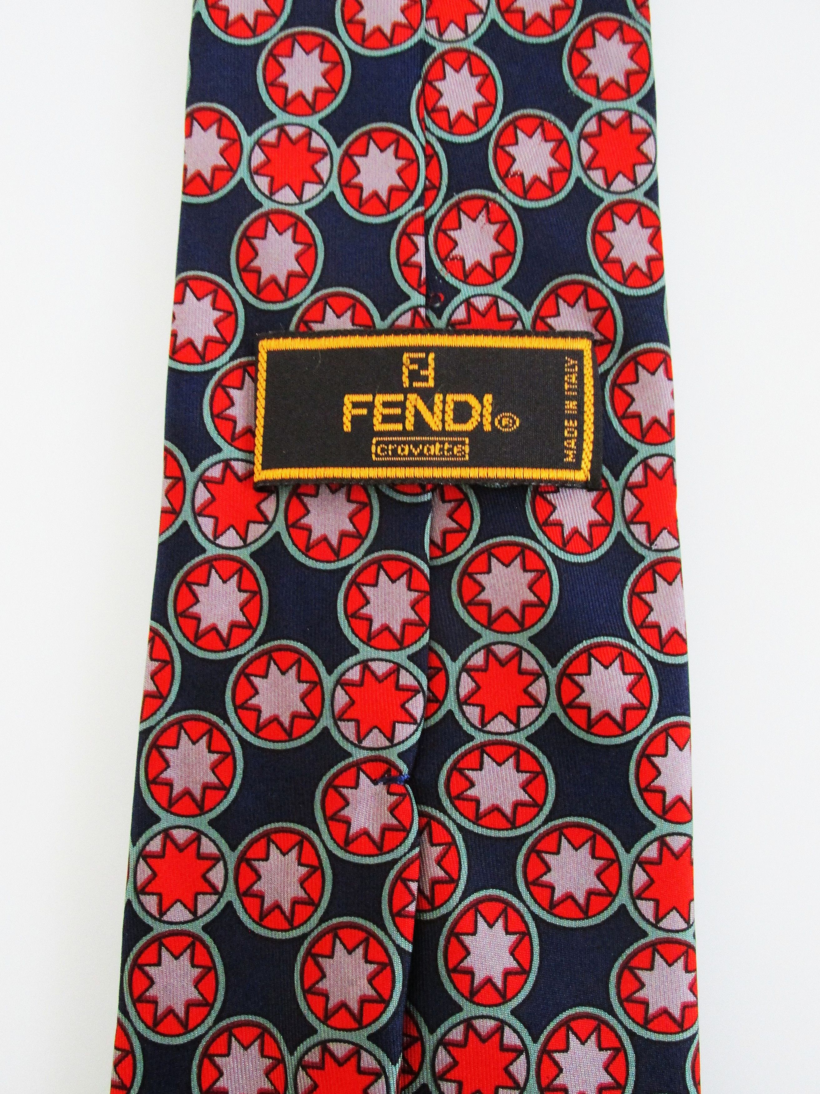 Fendi Fendi Men's Silk Tie Size ONE SIZE - 5 Thumbnail