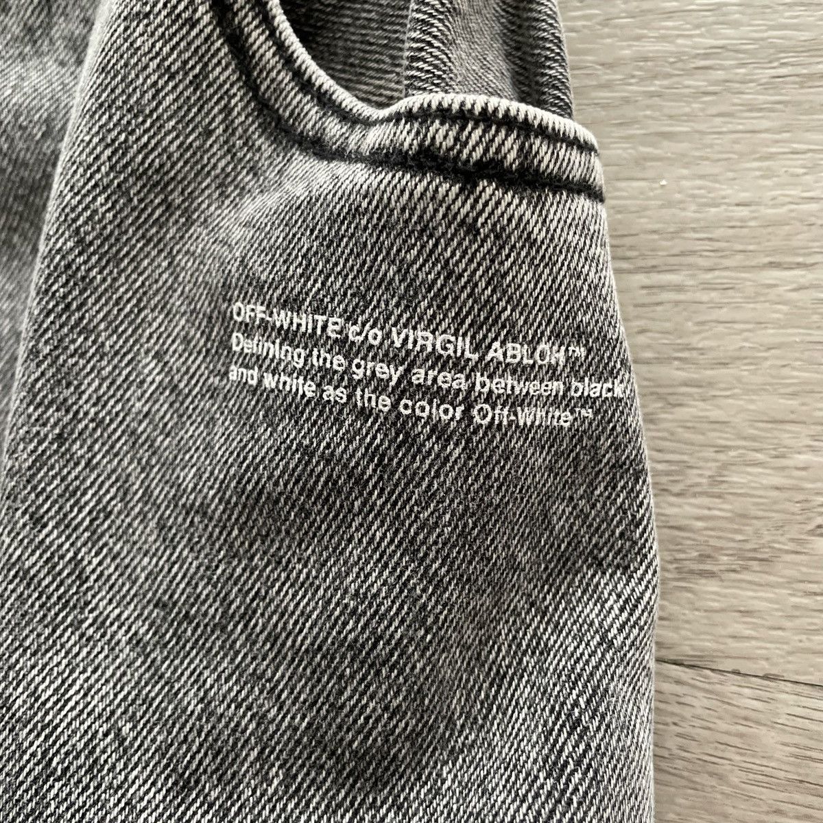 Off-White OFF-WHITE C/O VIRGIL ABLOH VINTAGE JEANS 2013 Size 27" / US 4 / IT 40 - 1 Thumbnail
