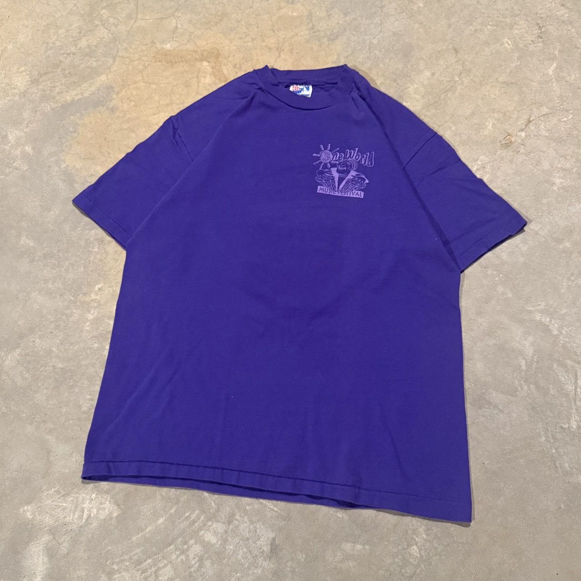 Vintage Vtg 1994 One World Music Festival Ziggy Marley Band Tour Tee Size US L / EU 52-54 / 3 - 5 Thumbnail