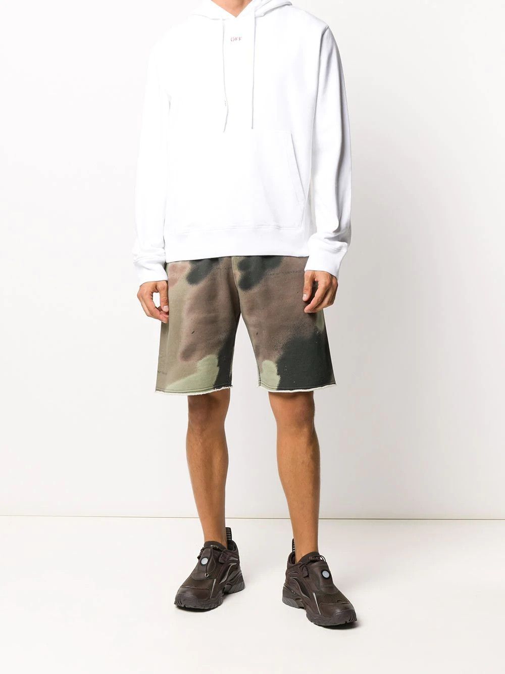 Off-White White and Red Stencil Arrows Logo Hoodie Size US M / EU 48-50 / 2 - 4 Thumbnail