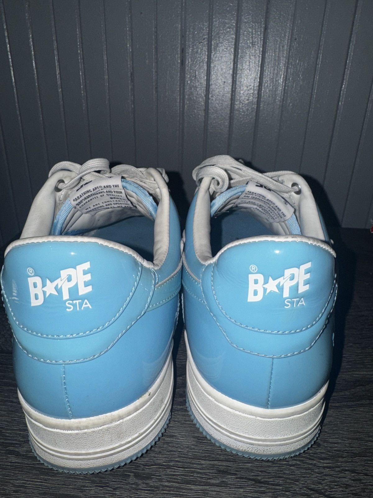 Bape Bape Sta Blue Sax Size 12 Size US 12 / EU 45 - 6 Thumbnail