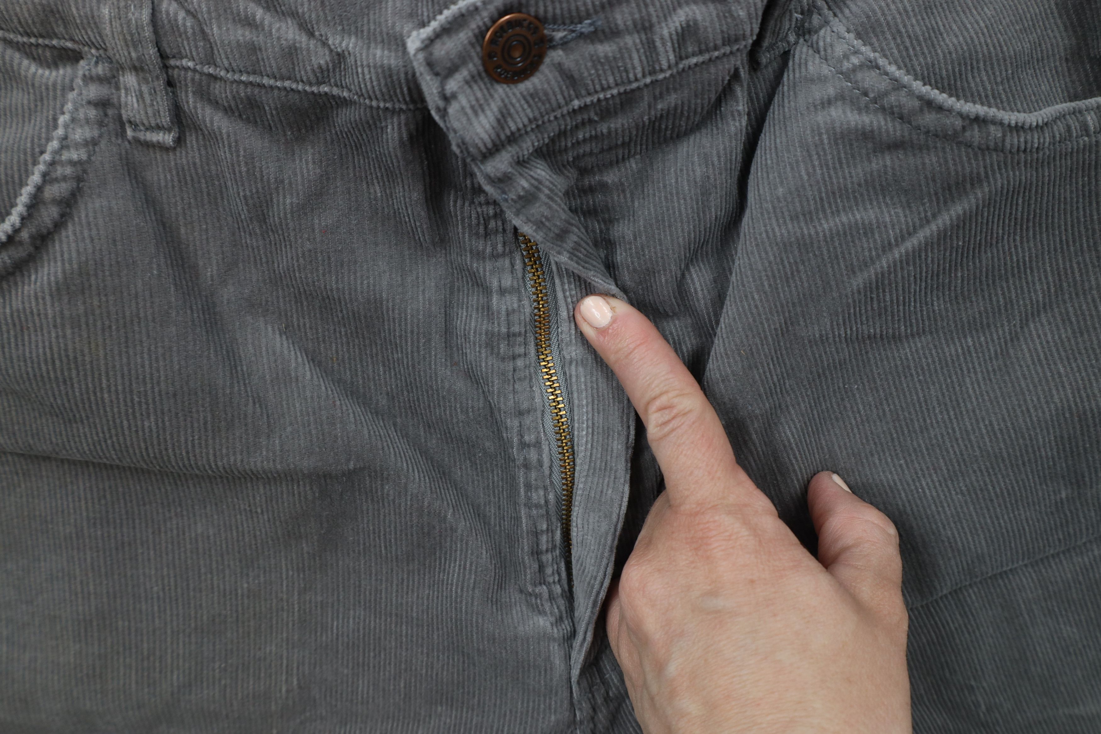 Vintage Vintage 90s Streetwear Wide Leg Corduroy Pants Gray USA Size US 36 / EU 52 - 7 Thumbnail