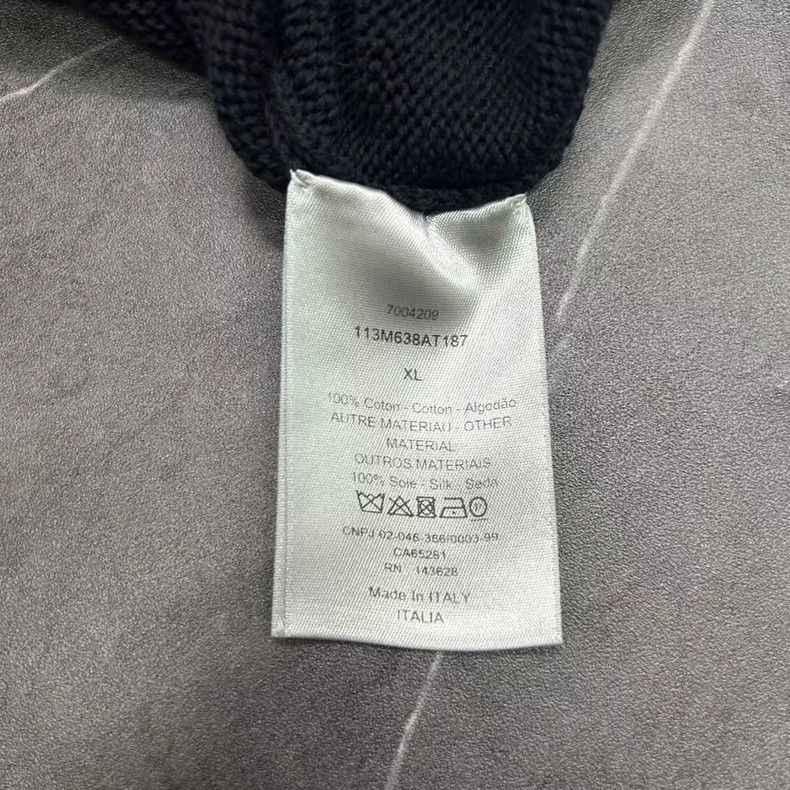 Dior Dior Black and White Knit Sweater XL-2506 Size US XL / EU 56 / 4 - 5 Thumbnail