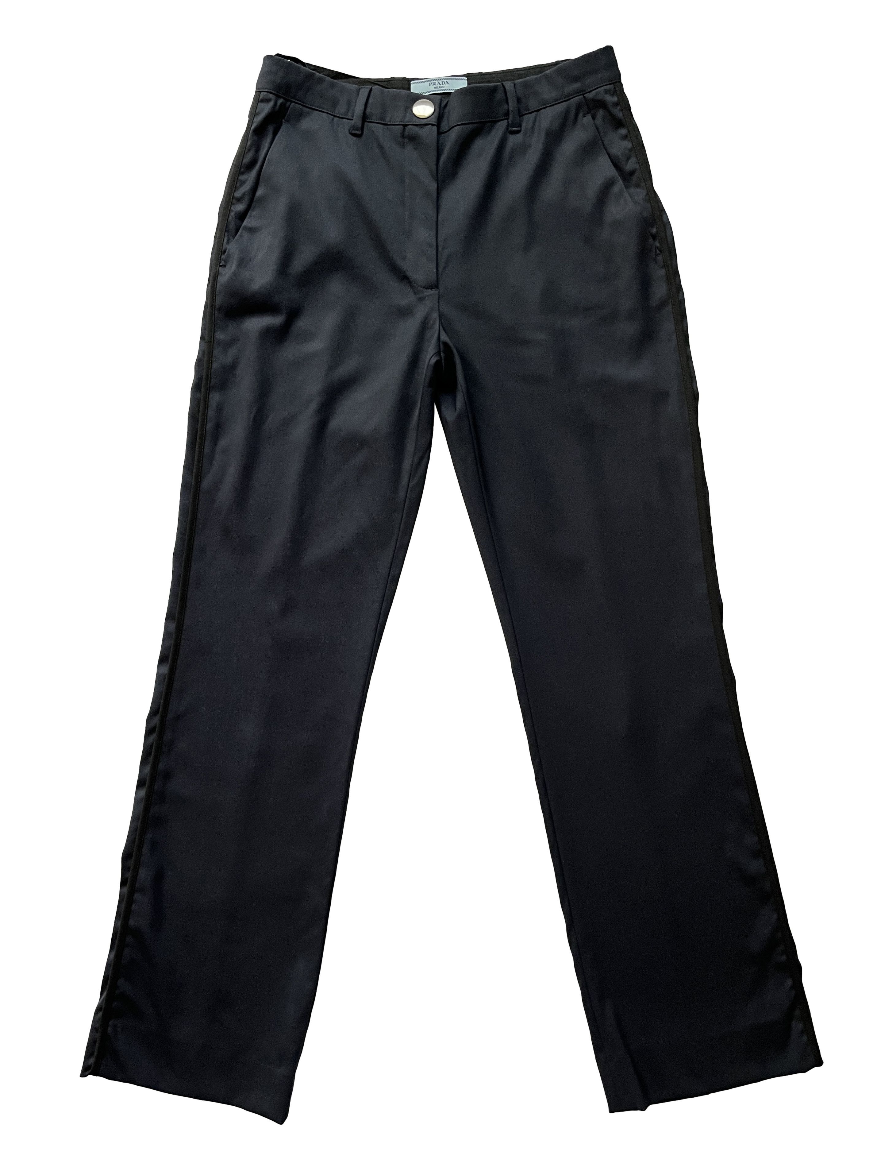 Prada ⚡️QUICK SALE⚡️2017 Prada Navy Trousers Pants Size 30" / US 8 / IT 44 - 2 Thumbnail