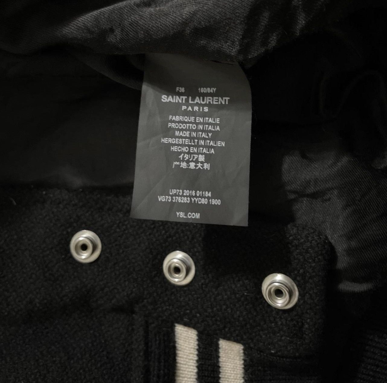 Saint Laurent Paris Saint Laurent Paris teddy jacket 2016 Size US XS / EU 42 / 0 - 3 Thumbnail