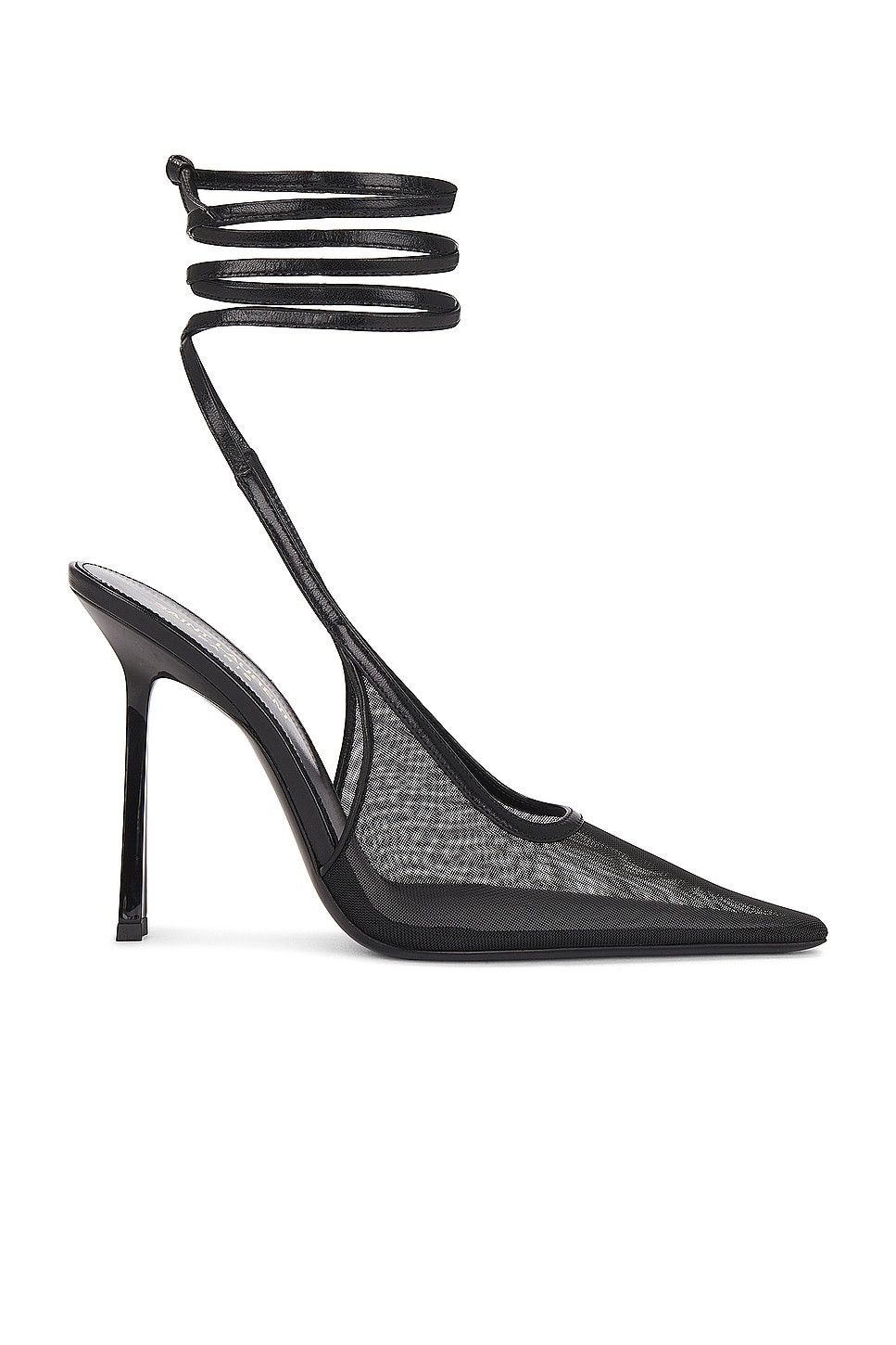 Saint Laurent Paris o1s1wg110925 776291 OXALIS Slingback Pumps in Mesh in Black Size US 8 / IT 38 - 1 Thumbnail