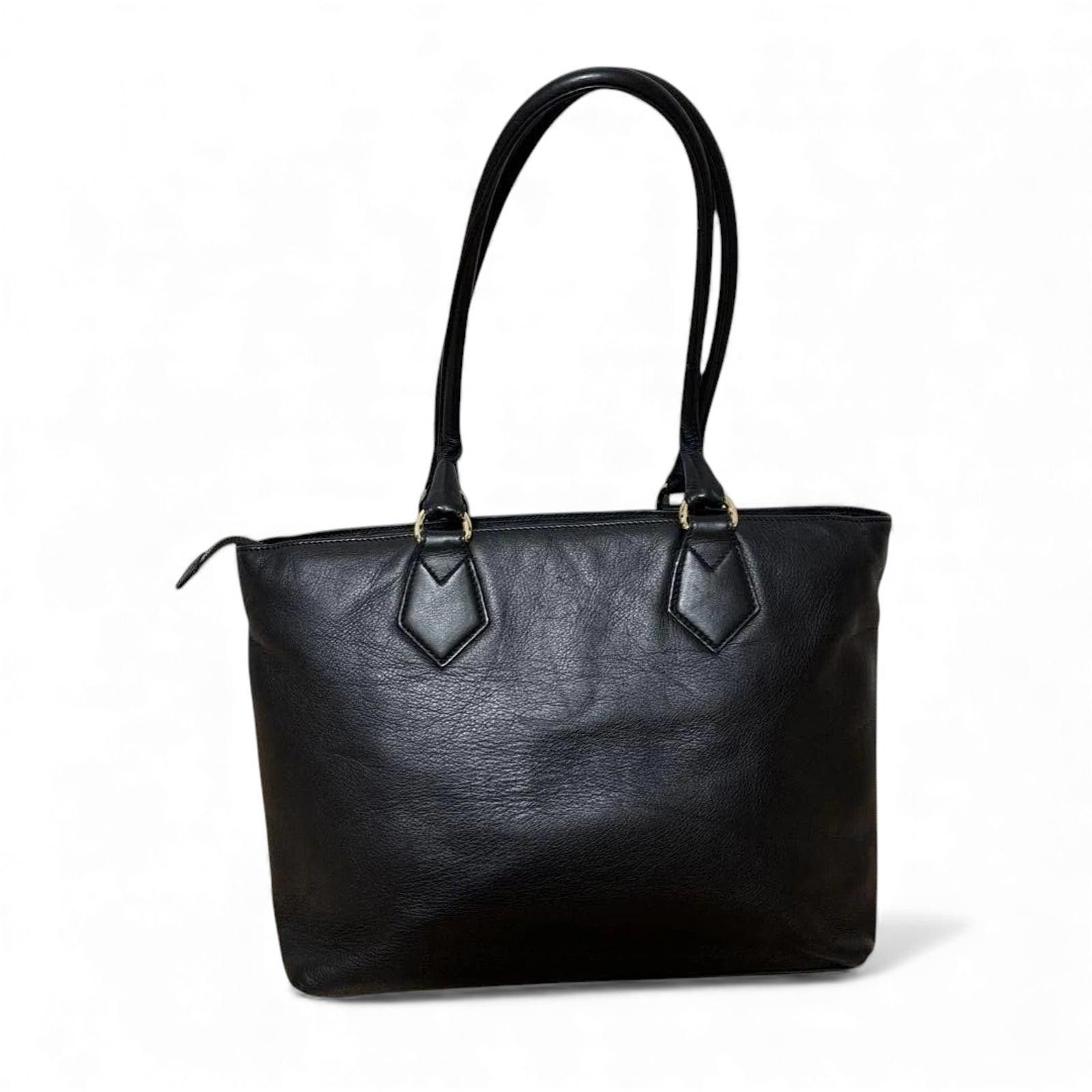 Vivienne Westwood Vivienne Westwood - Black Leather Tote Bag Size ONE SIZE - 5 Thumbnail