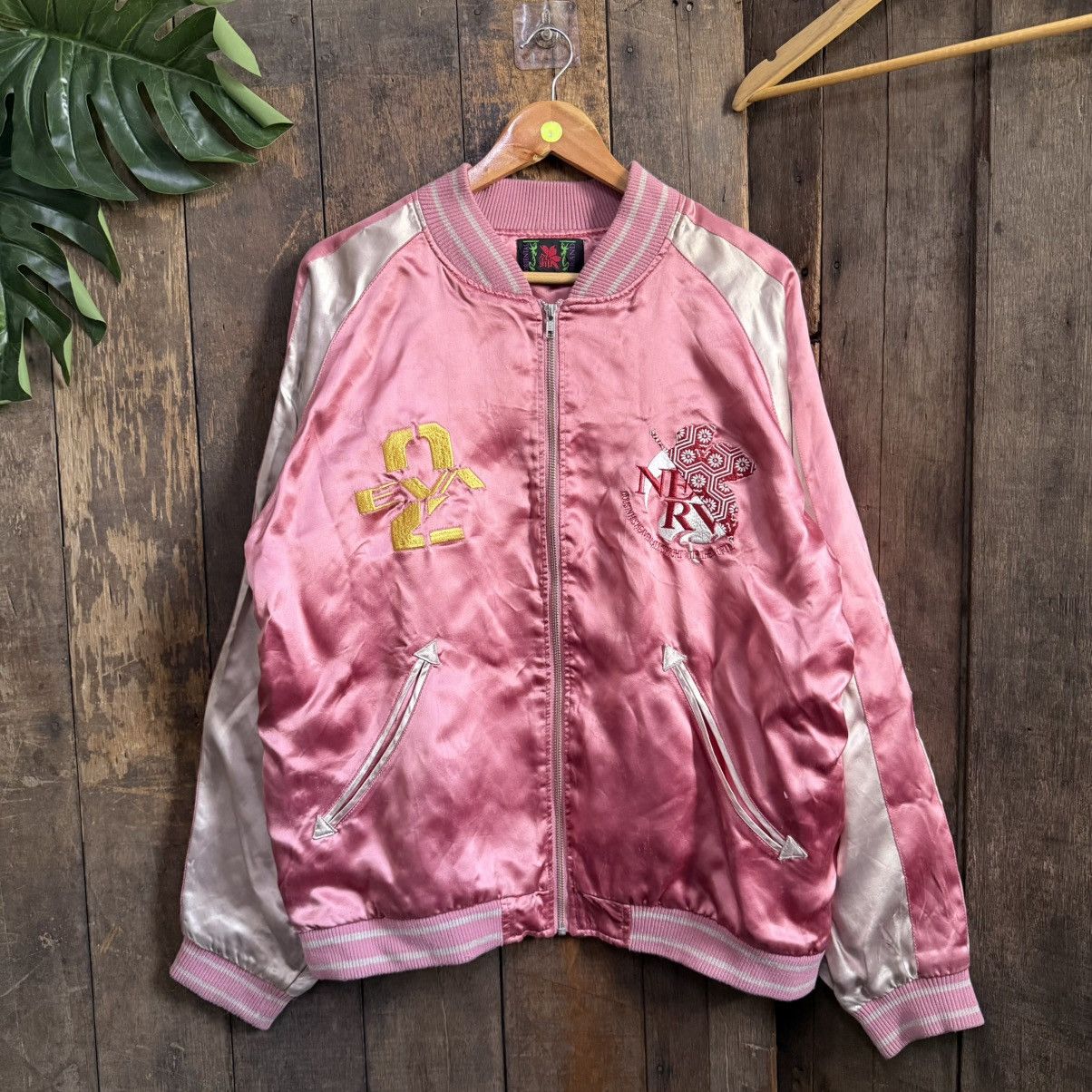 Vintage Vintage Evangelion Nerv 2 Sukajan Jacket Size US XL / EU 56 / 4 - 2 Thumbnail