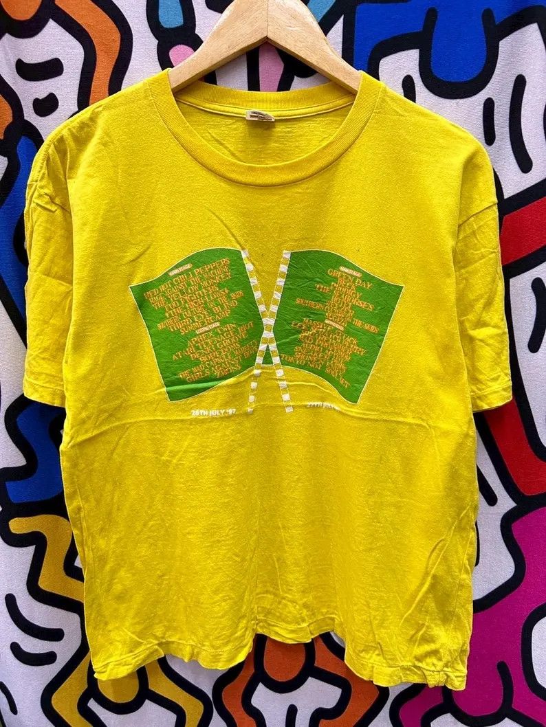 Vintage VTG 1997 Aphex Twin , Prodigy , Massive Attack tshirt size M Size US M / EU 48-50 / 2 - 2 Thumbnail