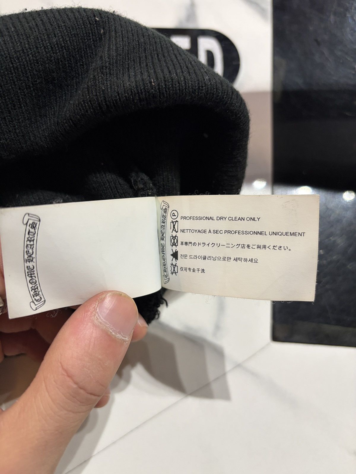Chrome Hearts EXCLUSIVE CHROME HEARTS SEX RECORDS BEANIE Size ONE SIZE - 4 Thumbnail