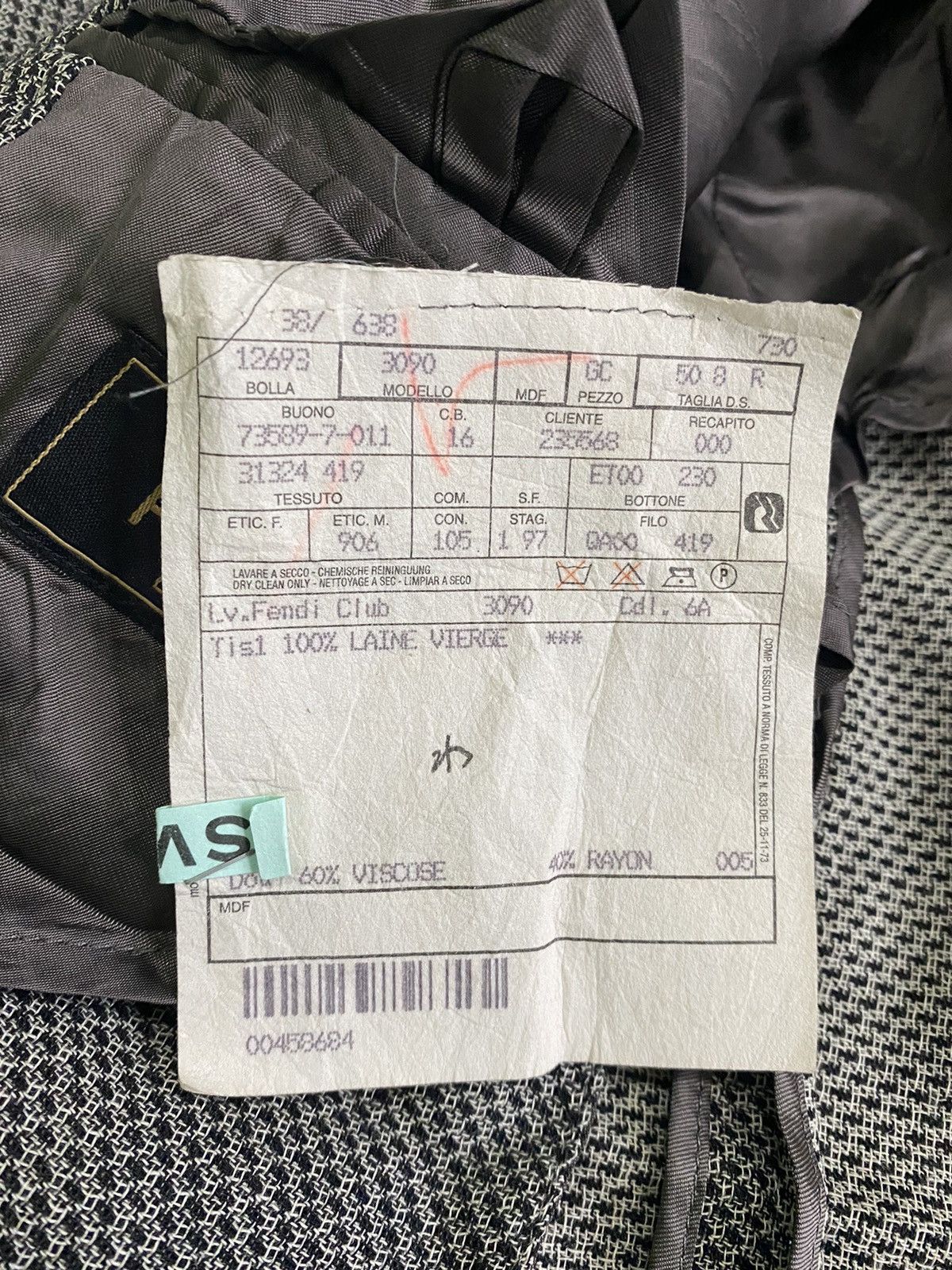 Fendi FENDI Blazer’s Men’s Size US M / EU 48-50 / 2 - 10 Thumbnail