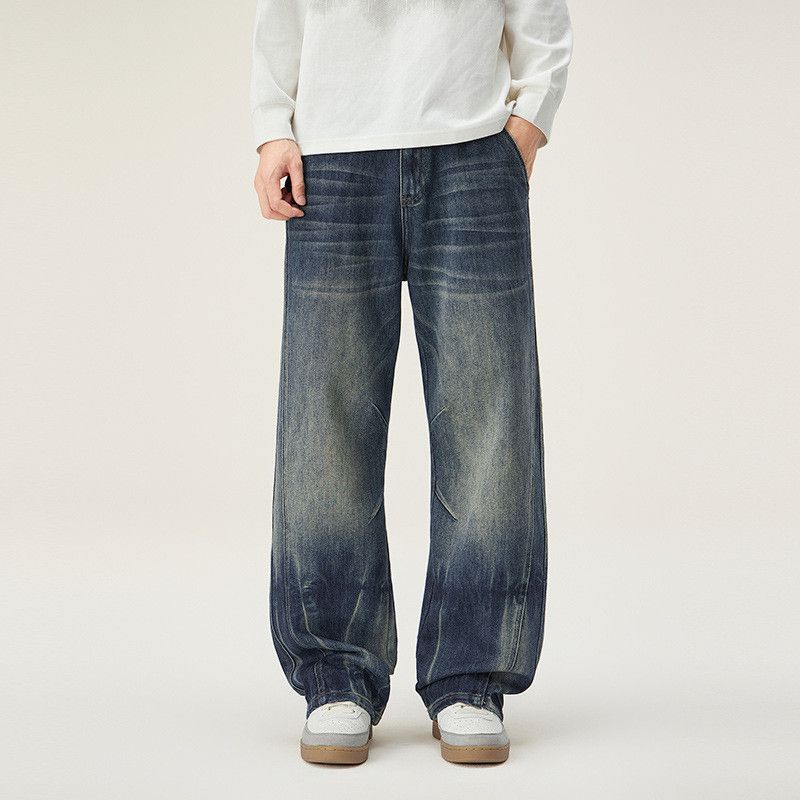 Japanese Brand Men's American High-Street Vintage Distressed Jeans Size US 32 / EU 48 - 1 Thumbnail