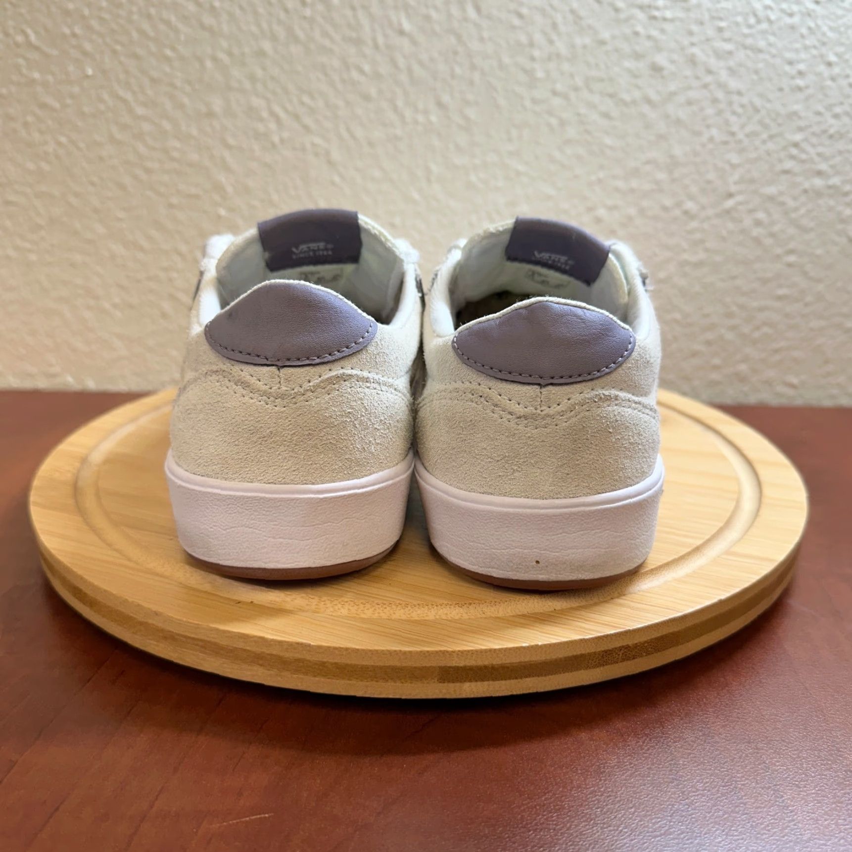 Vans VANS Vintage Womens Sneaker White Suede Low Top Old Skool Lace Up Comfort Leather Logo Sports 90s Mens Womens Girls Size M / US 6-8 / IT 42-44 - 3 Thumbnail