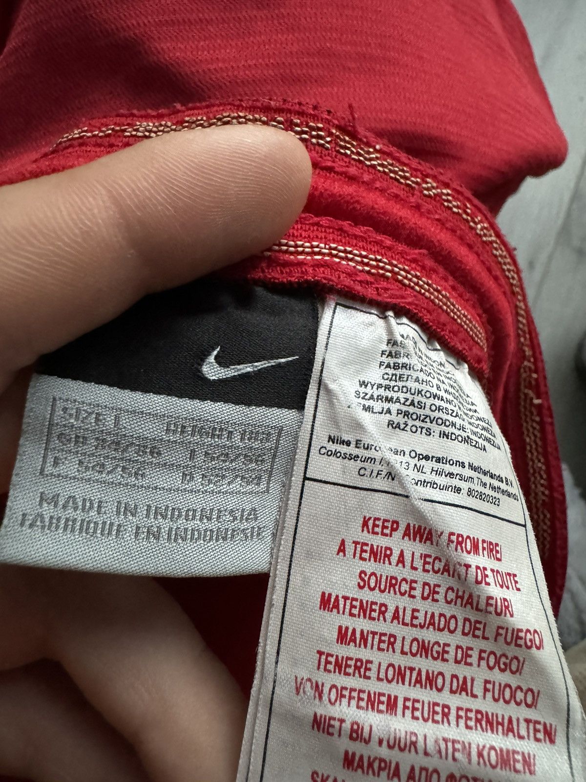Nike × Vintage Vintage Nike swoosh logo soccer jersey shorts Size US 34 / EU 50 - 3 Thumbnail