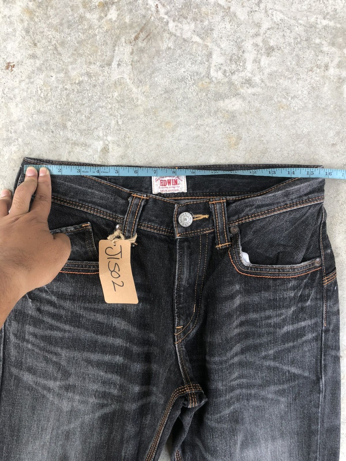 If Six Was Nine Edwin Exclusive Flared Jeans Distressed Jeans Size US 31 - 22 Thumbnail