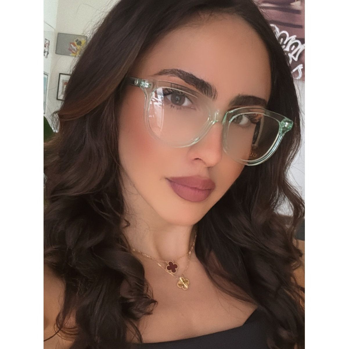 Gucci NEW Gucci GG1687O Clear Green Round Eyeglasses Frames Size ONE SIZE - 1 Thumbnail