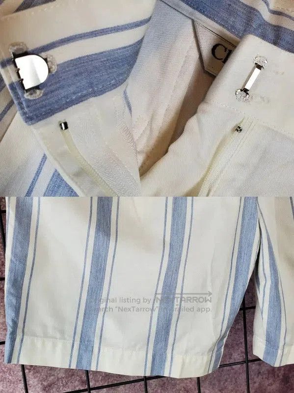 Dior Dior Summer White Cotton Casual Pants . Size 28" / US 6 / IT 42 - 7 Thumbnail