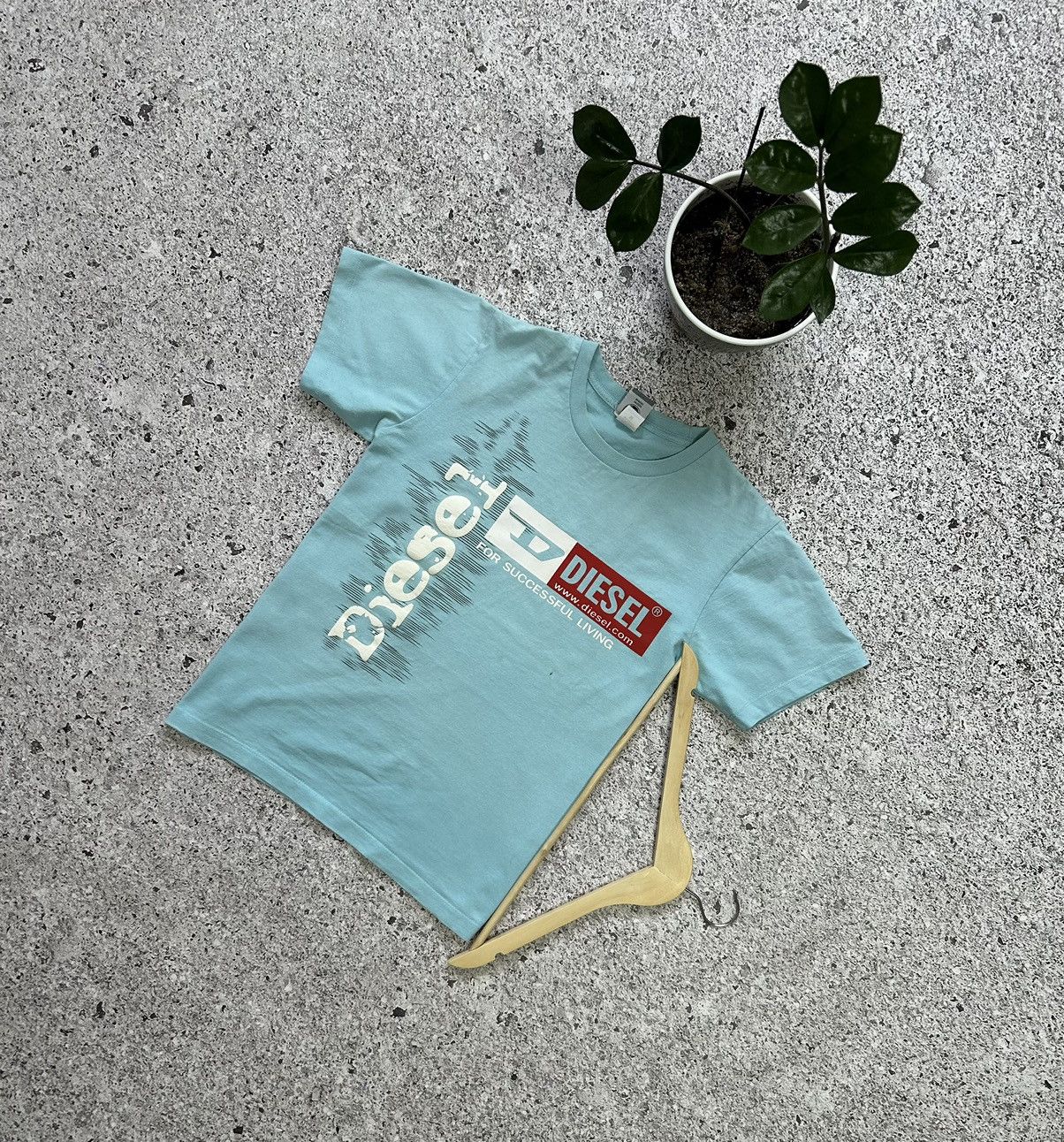 Diesel × Japanese Brand Vintage 90s Diesel Big logo t-shirt retro rare Y2K Size US XS / EU 42 / 0 - 1 Thumbnail