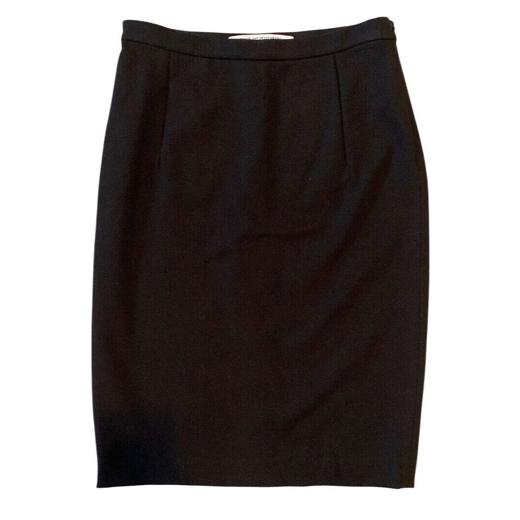 Diane von Furstenberg $198 Diane Von Furstenberg 2 Pencil Skirt Kimmie Black Stret Size 26" / US 2 / IT 38 - 3 Thumbnail