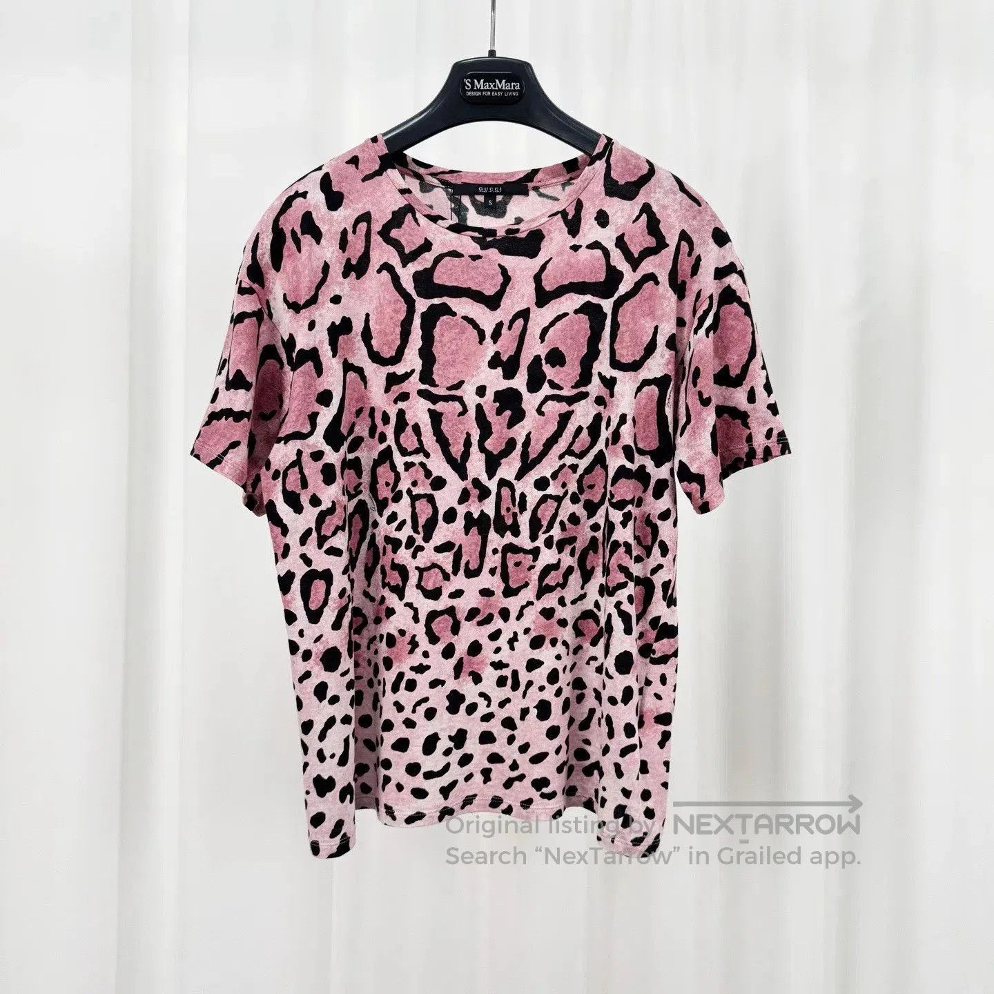 Gucci gucci leopard print short sleeve t. Size S / US 4 / IT 40 - 1 Thumbnail