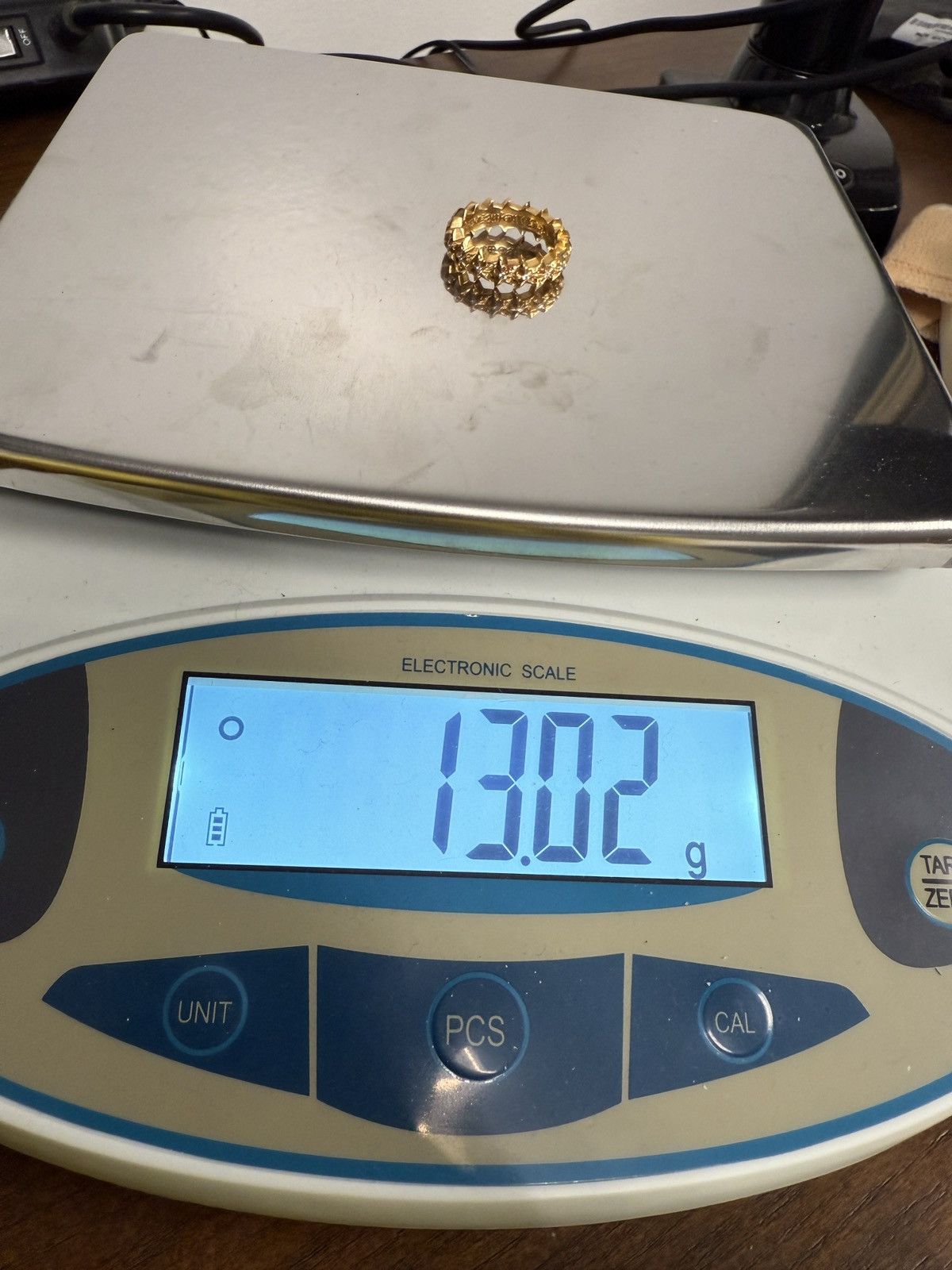 Chrome Hearts Chrome Hearts 22k Gold Star and Diamond Ring Sz.8 Size ONE SIZE - 7 Thumbnail