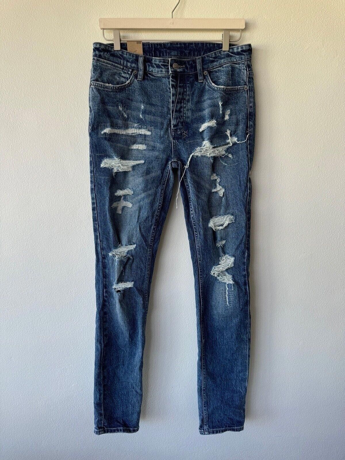 Ksubi new Ksubi mens denim jean jeans 32 van winkle runaway blue Size US 32 / EU 48 - 1 Thumbnail