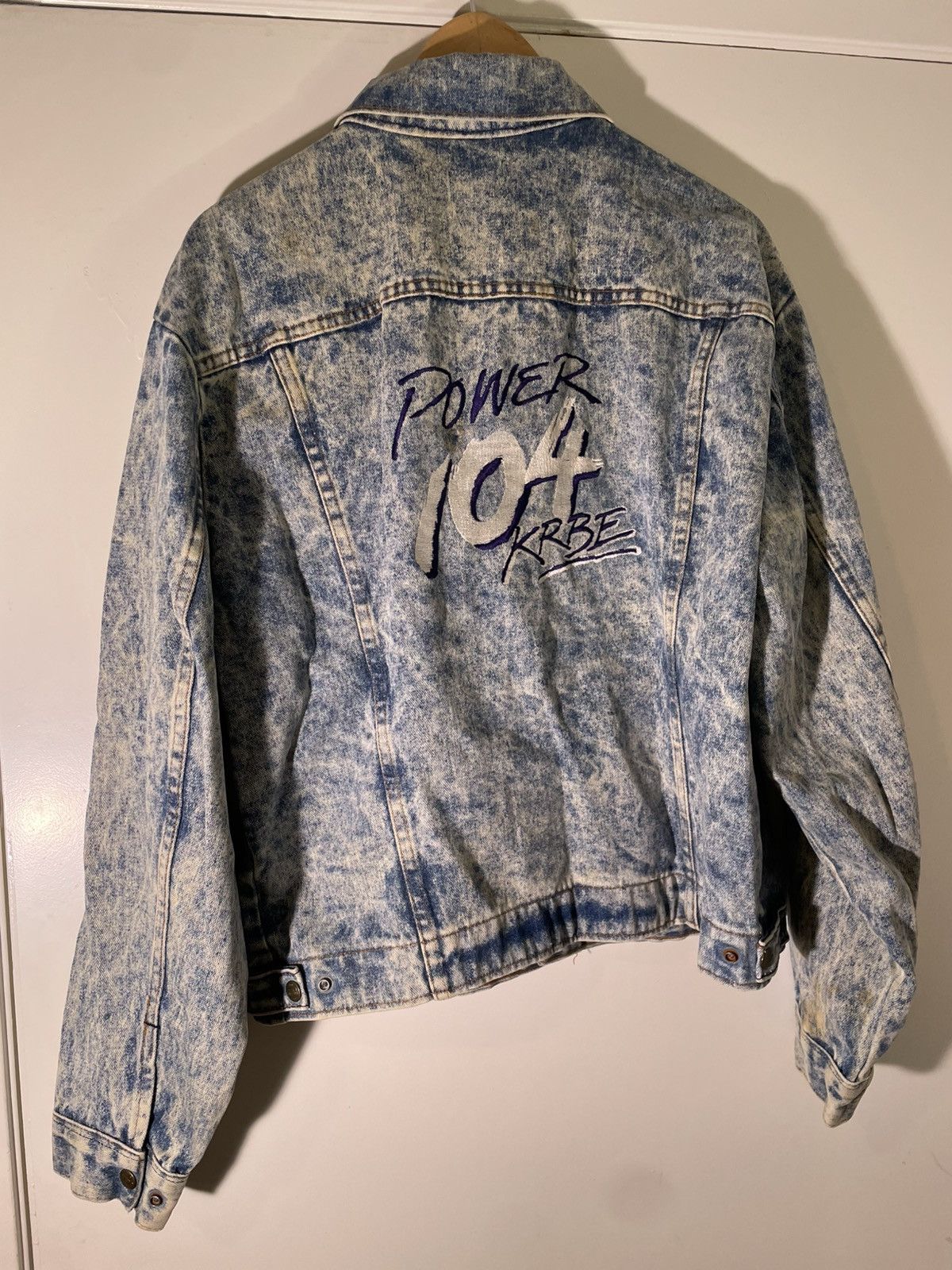 Vintage 80’s 90’s VTG Vintage Key Imperial Power Hits Denim Jacket Size US M / EU 48-50 / 2 - 2 Thumbnail
