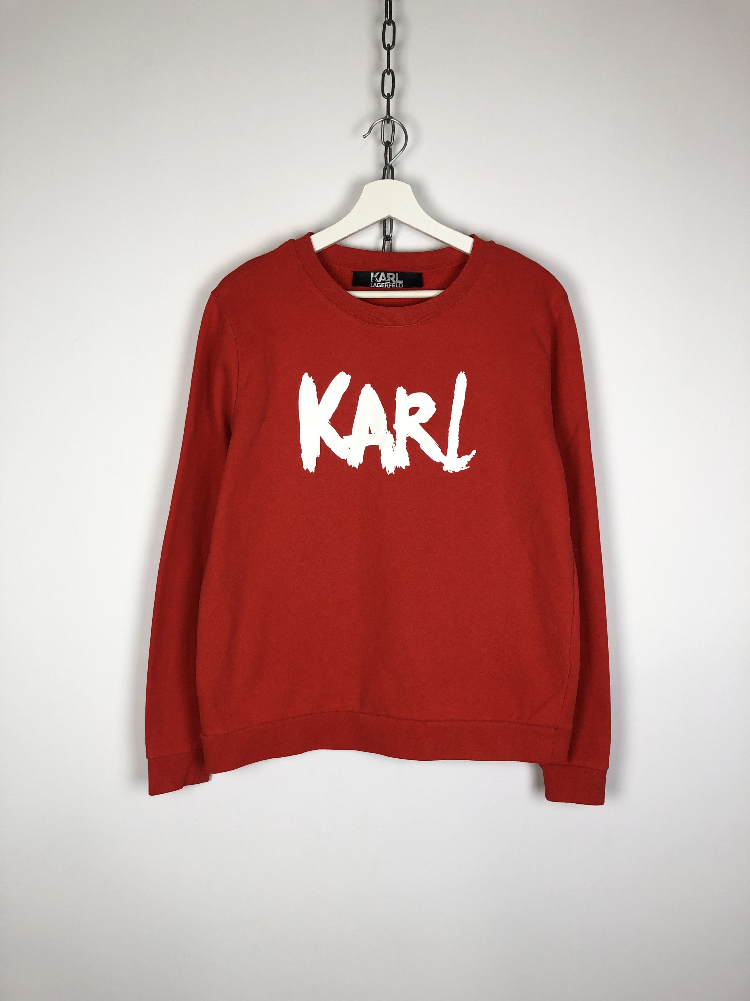 Karl Lagerfeld Karl Lagerfeld Sweatshirt Crewneck Center Logo Orange L Size US L / EU 52-54 / 3 - 1 Thumbnail