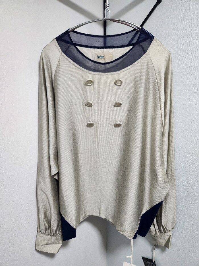 Kolor Kolor S/S TENCEL Blouse Size ONE SIZE - 2 Thumbnail