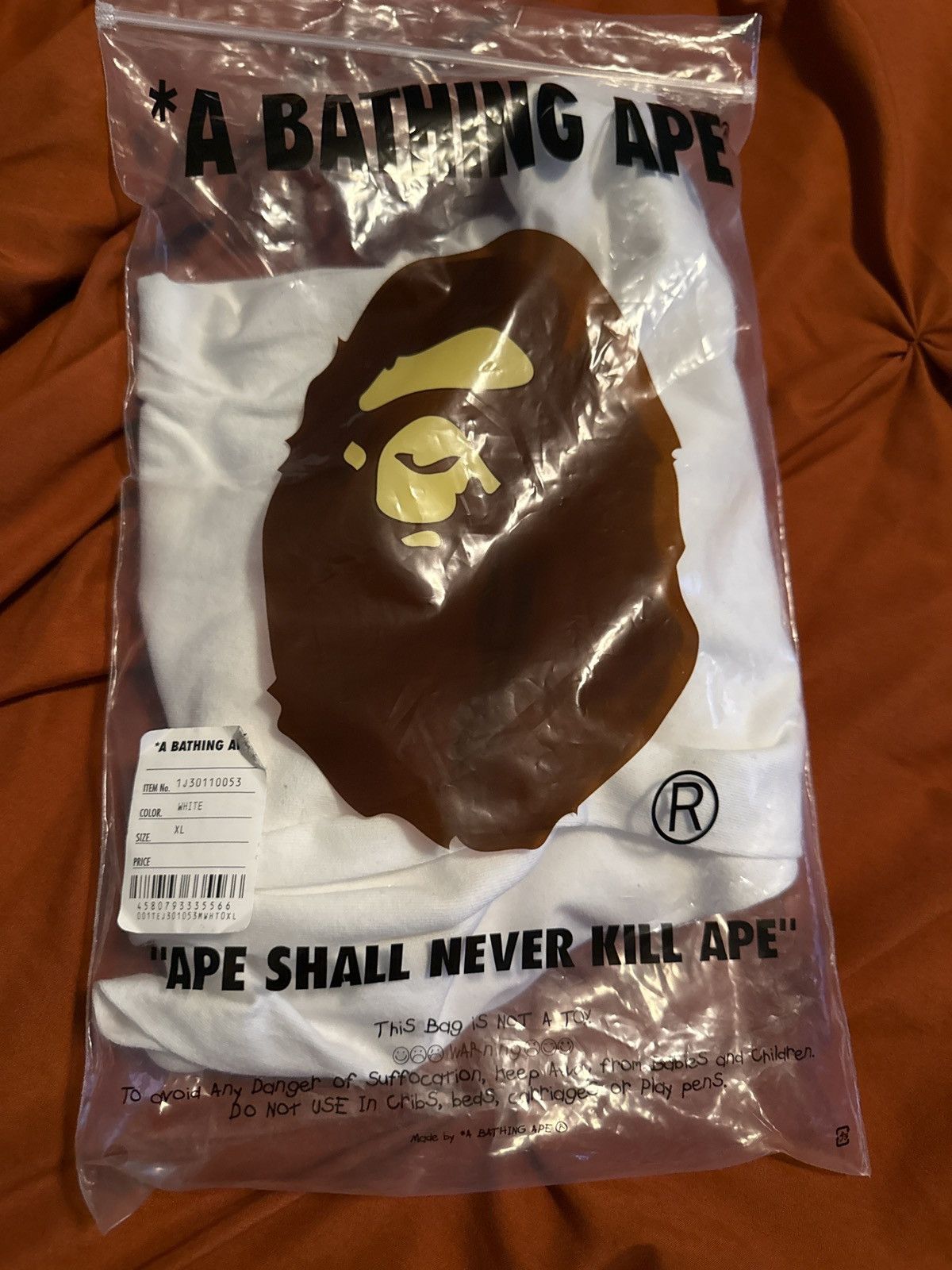 Bape BAPE CHECK WGM APE HEAD OVERLAP TEE Size US XL / EU 56 / 4 - 7 Thumbnail