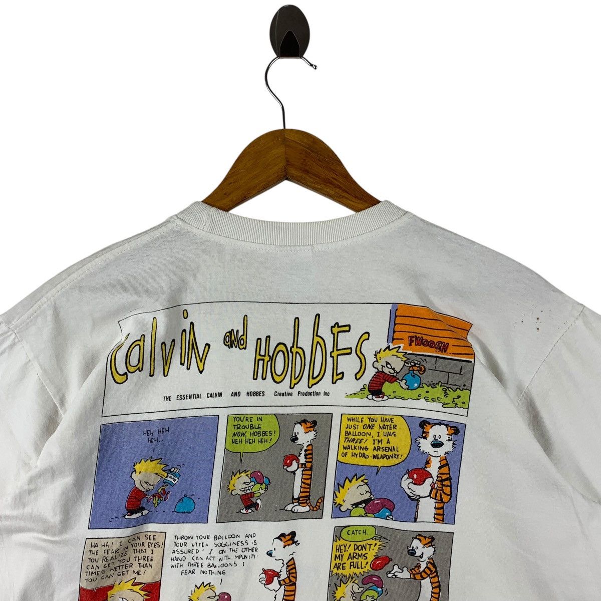 Cartoon Network Vintage CALVIN and HOBBES cartoon printed tee Size US M / EU 48-50 / 2 - 10 Thumbnail