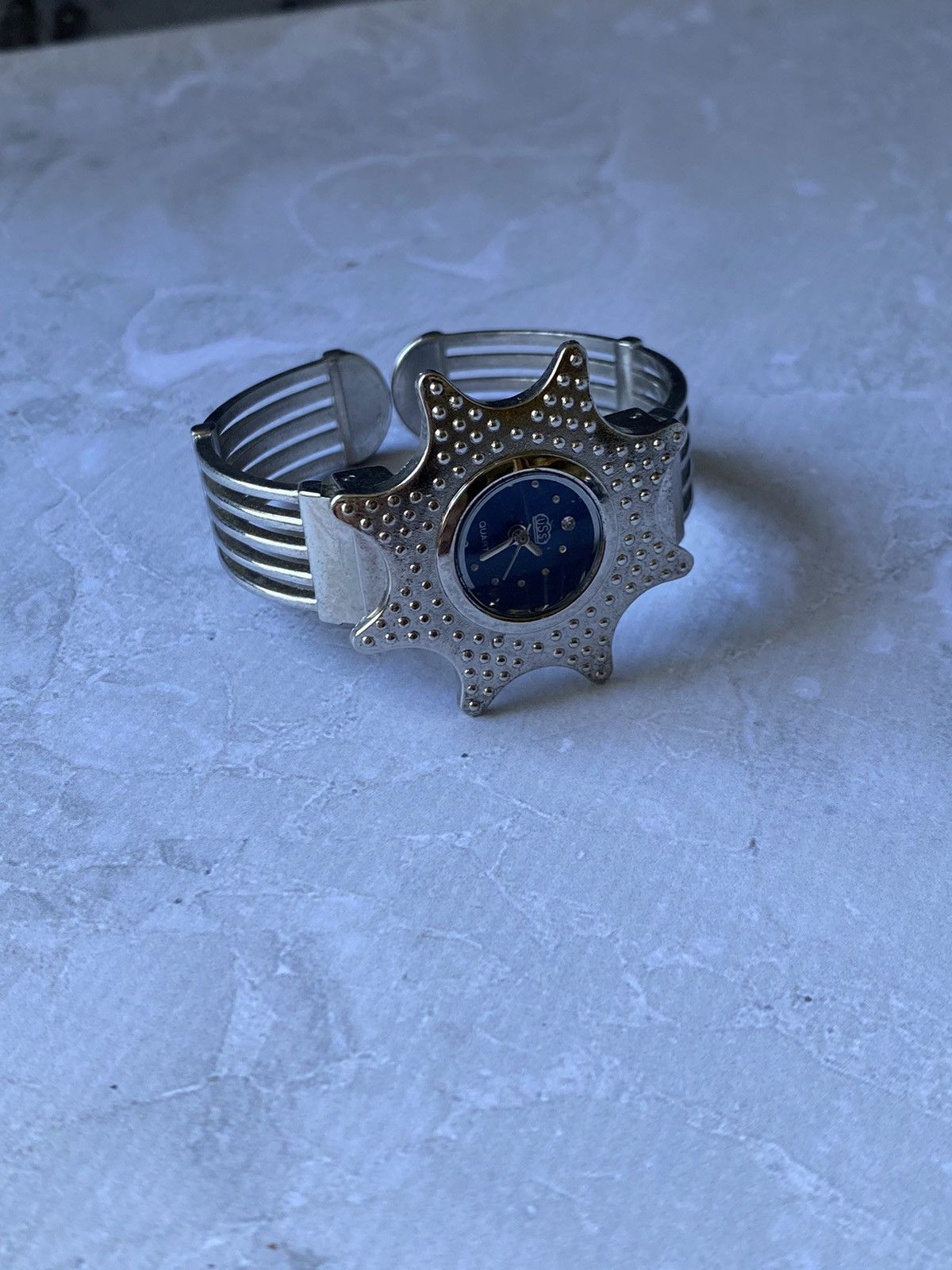 Japanese Brand × Jewelry × Vintage Futuristic Bracelet Watch with Blue Dia Size ONE SIZE - 5 Thumbnail