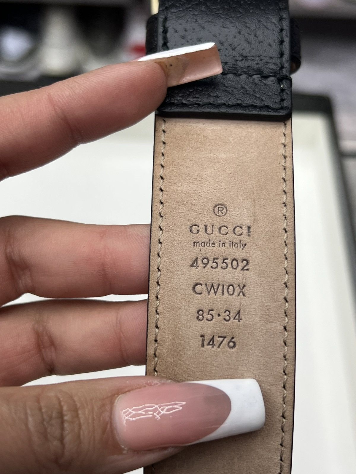 Gucci Gucci Plain Belt Size ONE SIZE - 7 Thumbnail