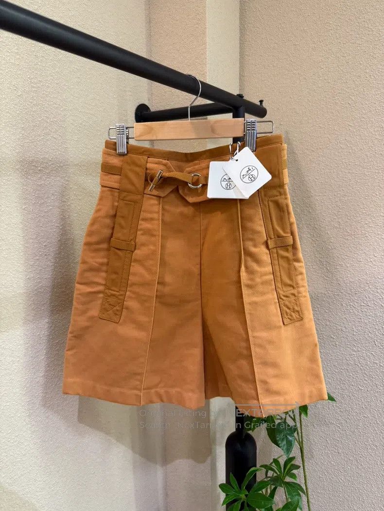 Hermes Hermes Caramel Work Short Pants with 100% Cotton Fabric, B Size 42" / US 20 - 1 Thumbnail