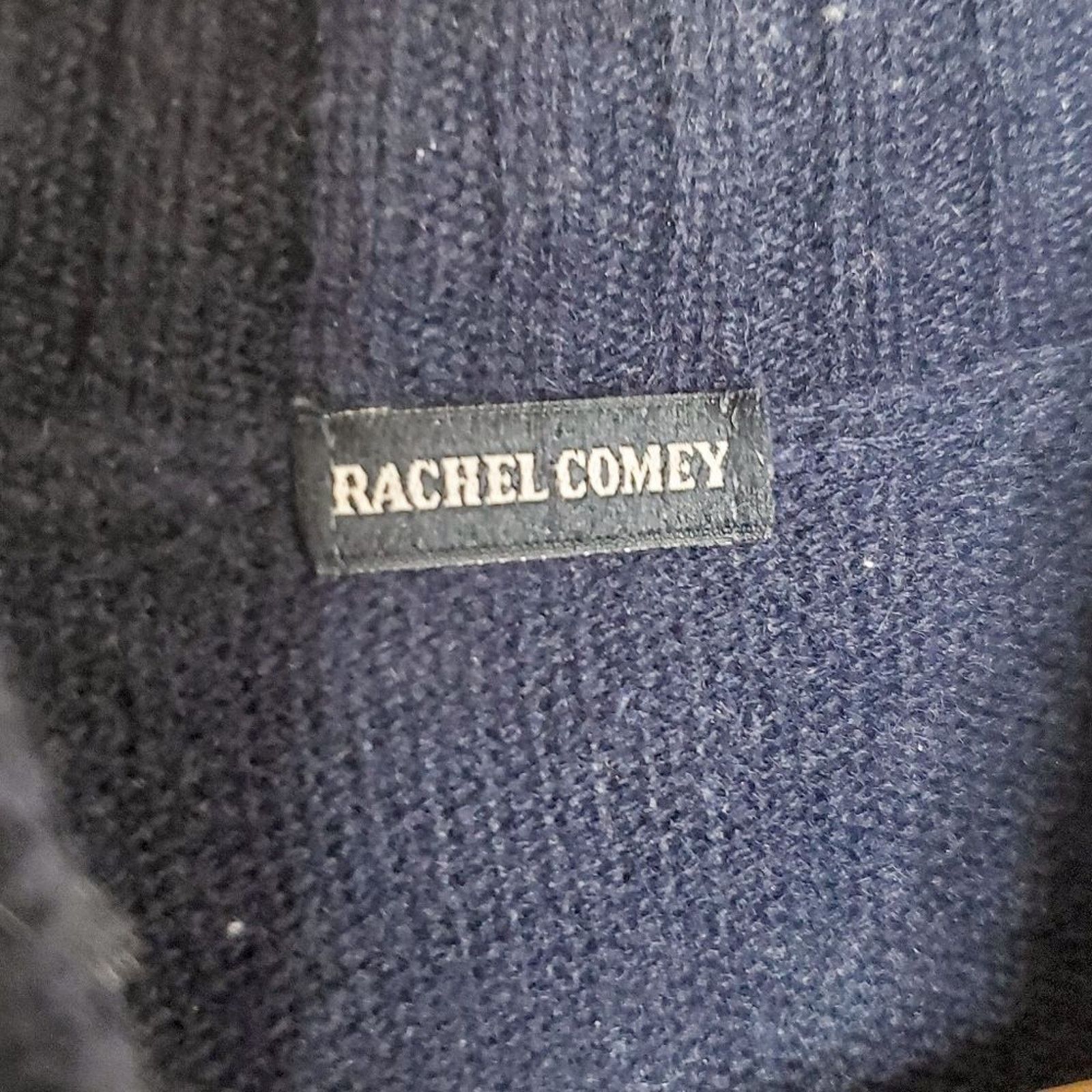Rachel Comey Rachel Comey Navy Blue Mock Turtleneck Pullover Sweater XS Size XS / US 0-2 / IT 36-38 - 4 Thumbnail