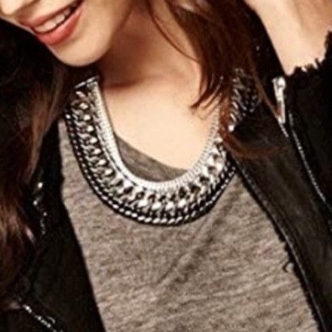 Other Stella & Dot Femme Fatale chunky link collar necklace Size ONE SIZE - 9 Thumbnail
