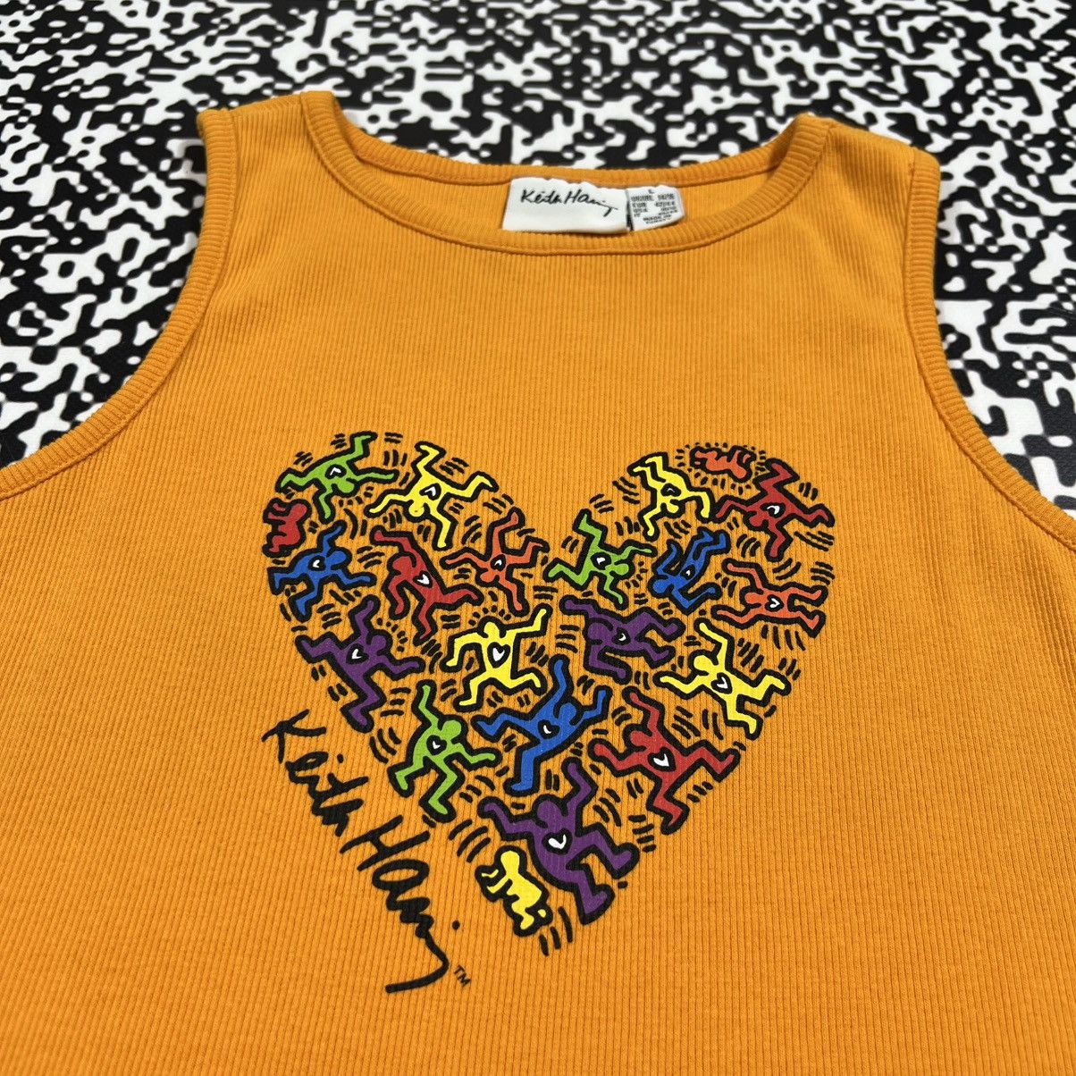 Keith Haring Vintage Y2K Keith Haris Retro Art Style Tank Top Sleeveless Size M / US 6-8 / IT 42-44 - 6 Thumbnail