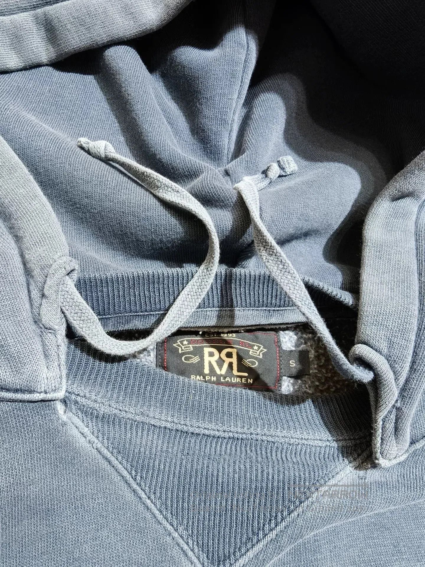 RRL Ralph Lauren Ralph Lauren RRL Indigo Washed Hoodie. Size US S / EU 44-46 / 1 - 4 Thumbnail