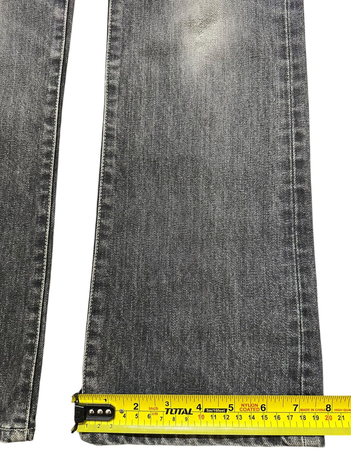 14th Addiction Vintage Japanese Brand Faded Stone Wash Style Bootcut Jeans Size US 31 - 16 Thumbnail