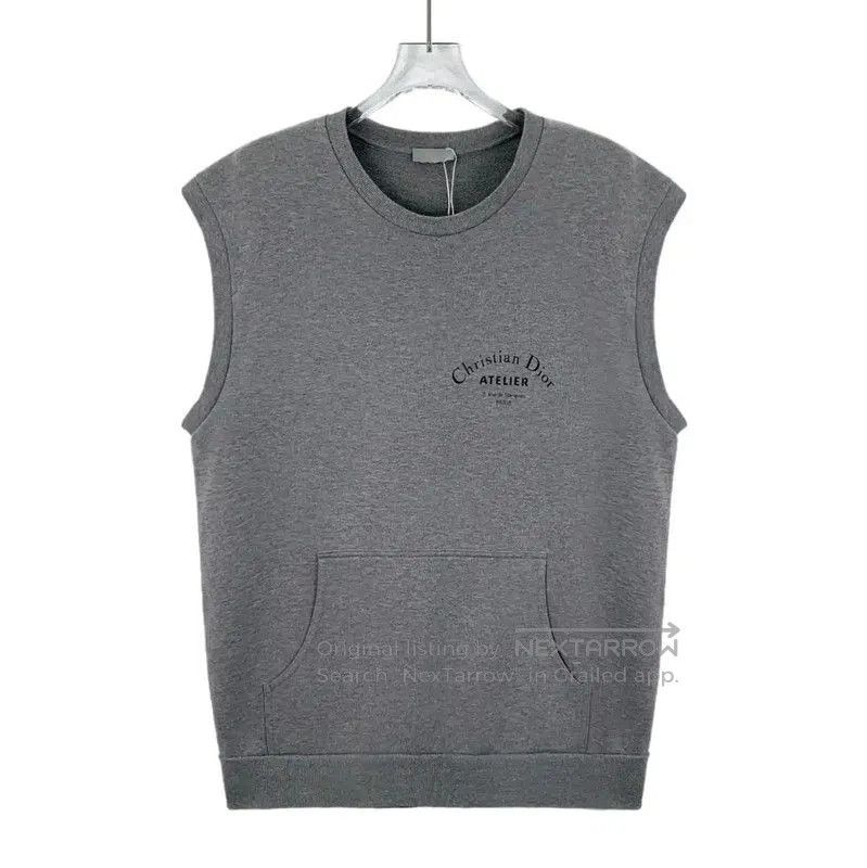 Dior Dior Gray Cotton Women's Sweatshirt . Size XL / US 12-14 / IT 48-50 - 1 Thumbnail