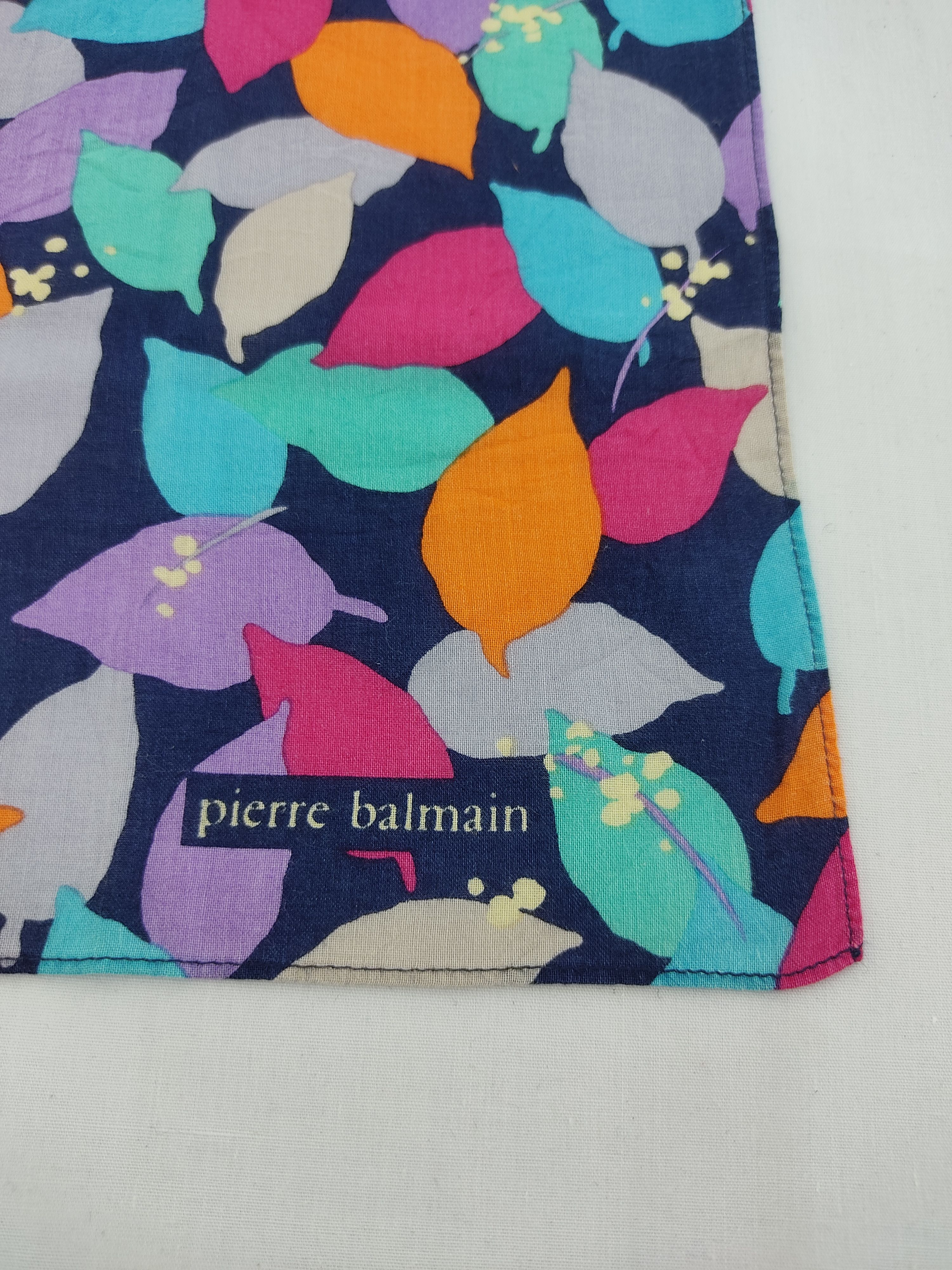 Pierre Balmain × Vintage Vintage Pierre Balmain Handkerchief / Neckwear / Bandana Size ONE SIZE - 4 Thumbnail