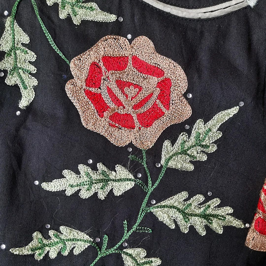 Cowboy Equipment × RRL Ralph Lauren × Rockmount Ranch Wear Rockmount Ranchwear Embroidery Pearl Snap Western Shirt Size US M / EU 48-50 / 2 - 3 Thumbnail