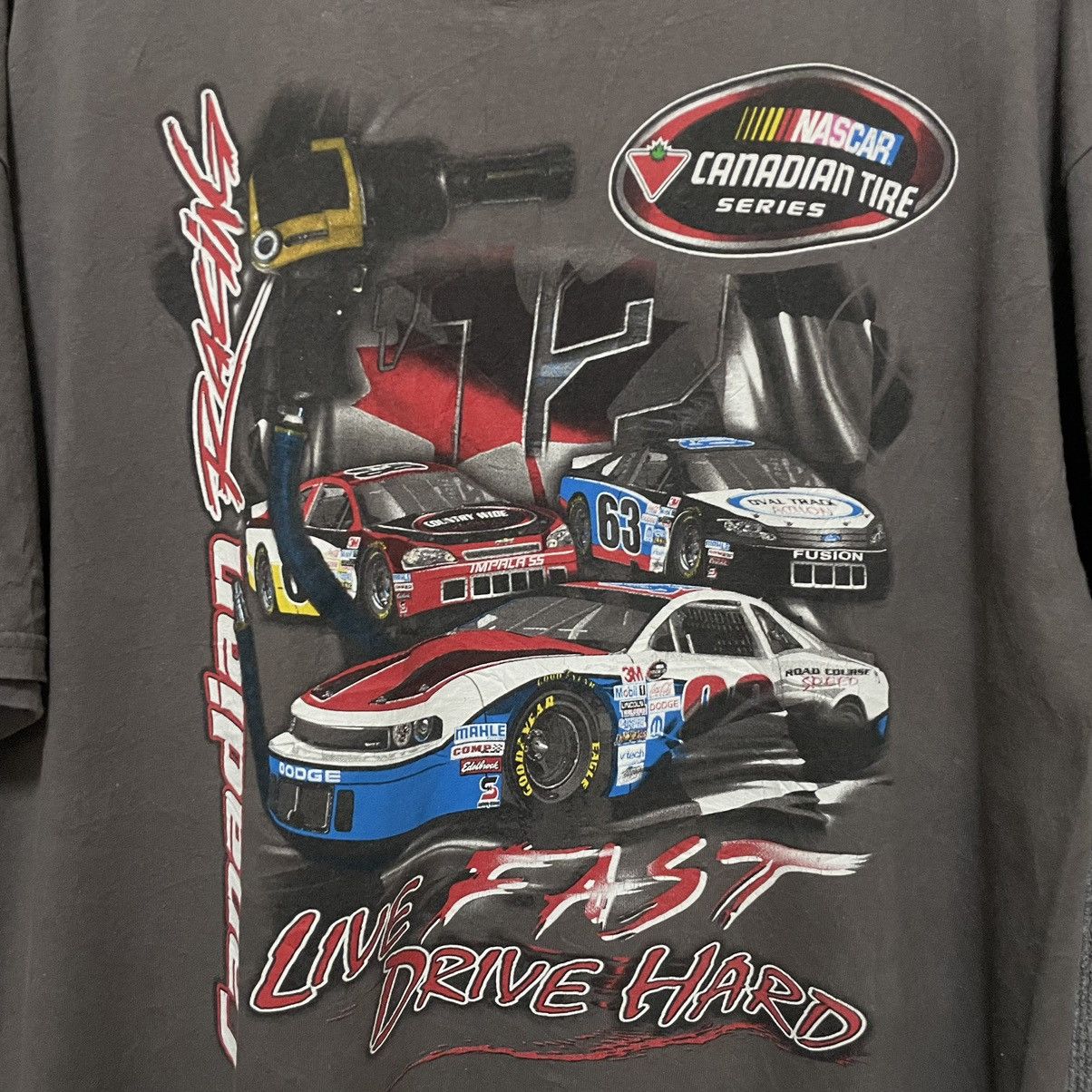 NASCAR × Vintage Vintage 2012 Nascar Canadian Tire Series Tour T Shirt Size US XL / EU 56 / 4 - 2 Thumbnail