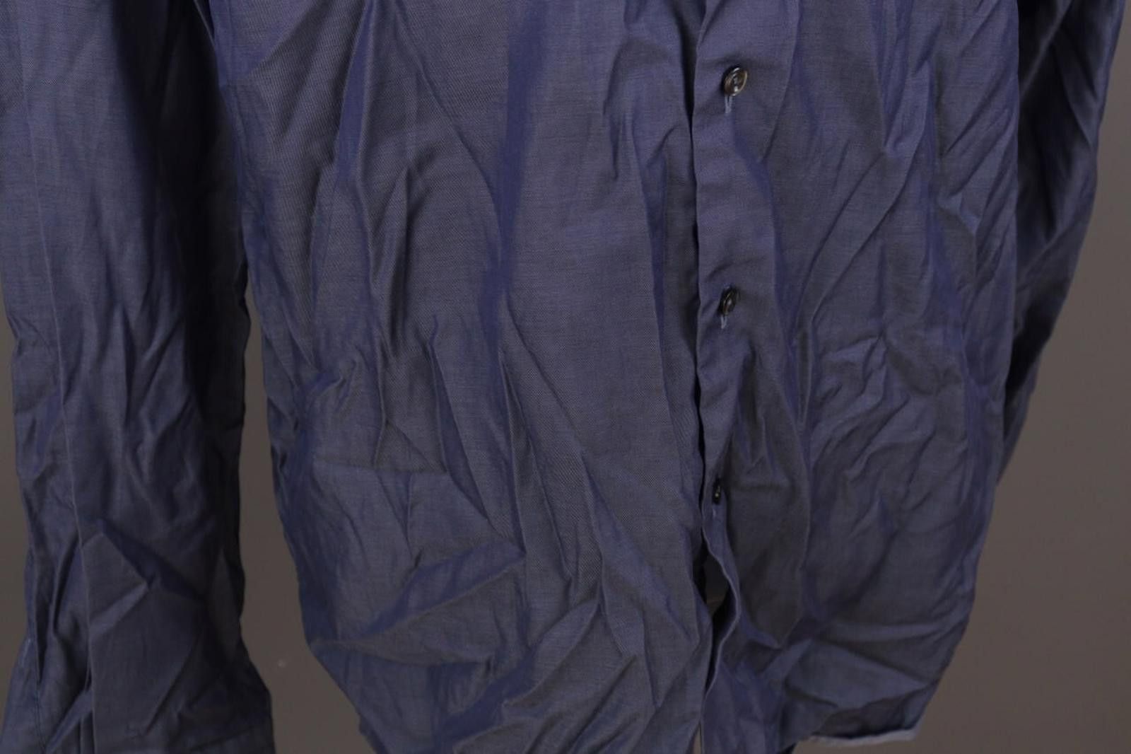 Eton Eton Contemporary Blue Signature Dress Shirt Size 46 / 18 Size US M / EU 48-50 / 2 - 8 Thumbnail